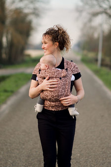 Laatste stuks! Wrap &amp; Go Baby - Panter Ros&eacute; Sand