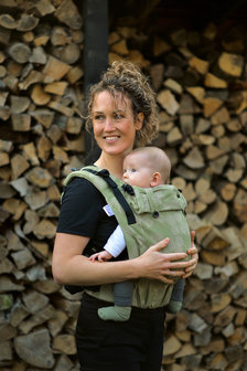 LAATSTE STUKS! Click &amp; Go Baby - Leaves Jasmine green