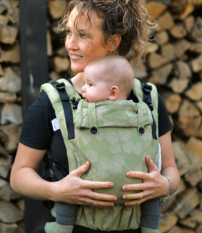LAATSTE STUKS! Click &amp; Go Baby - Leaves Jasmine green