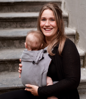 LAATSTE STUKS! Draagzak Dark Grey Wrap &amp; Go Baby 