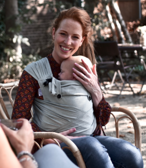 Emerald Draagzak Wrap &amp; Go + Baby 