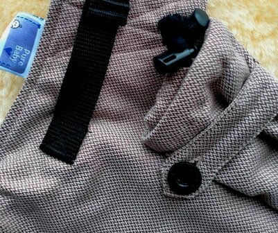Brown Draagzak Wrap &amp; Go + Baby 