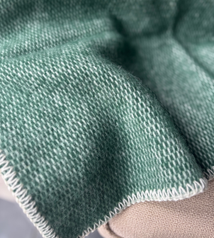 Combi-aanbieding wieg- en ledikantdeken rechte weving