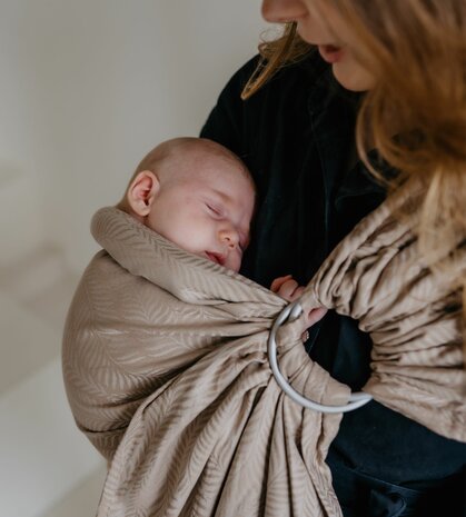Ringsling - Palm taupe