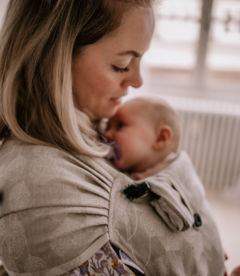 Wrap & Go Baby - 100% natural - leaves linnen/katoen