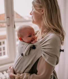 Wrap & Go Baby - 100% natural - dandelion - linnen/cotton