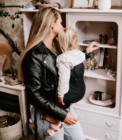 Draagzak Click & Go Peuter - Pure Black - zwart