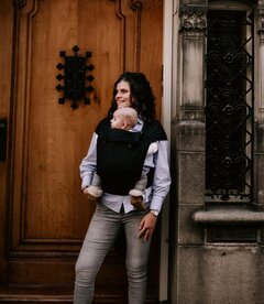 Wrap & Go Baby - Pure Black - zwart