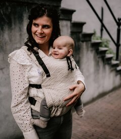 Cross & Go - 100% Natural zebra - linnen/katoen