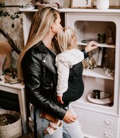 Draagzak Click & Go Peuter - Pure Black - zwart