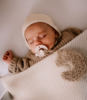 Ledikantdeken wol - natural / creme - 130x90 cm