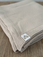 Creme - Wiegdeken katoen - 80x100 cm