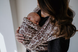 Geweven draagdoek - Panter bruin