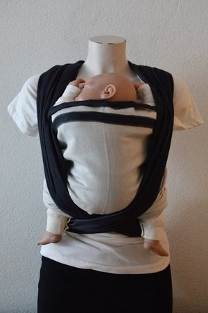 Draagdoek Dark Grey/Light Grey Double