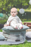 Jumpsuit - creme - 100% organisch katoen - laatste stuks