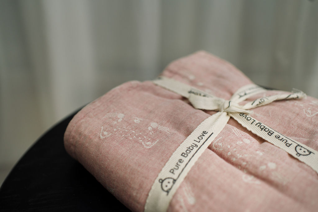 Hydrofiele doek - Roze pantertjes - Pure Baby Love