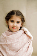Hydrofiele doek - Roze stippen - Pure Baby Love